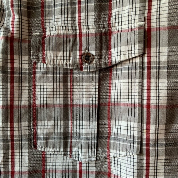 ROOTS 73 men’s size large plaid shirt - Picture 3 of 8